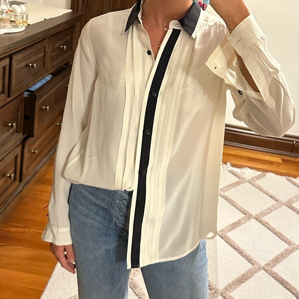 Marc Jacobs ivory blouse